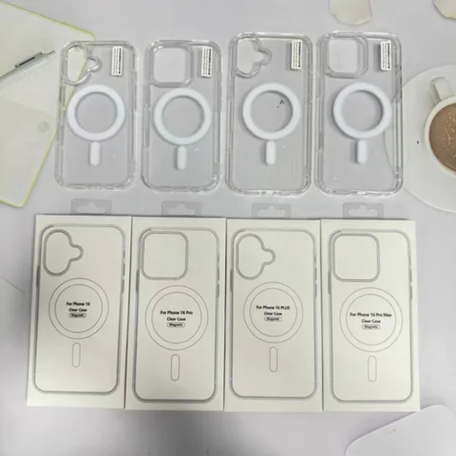 NEW IPHONE 15 CLEAR SILICONE CASE SHOCK PROTECT MAGNETIC WIRELESS CHARGING