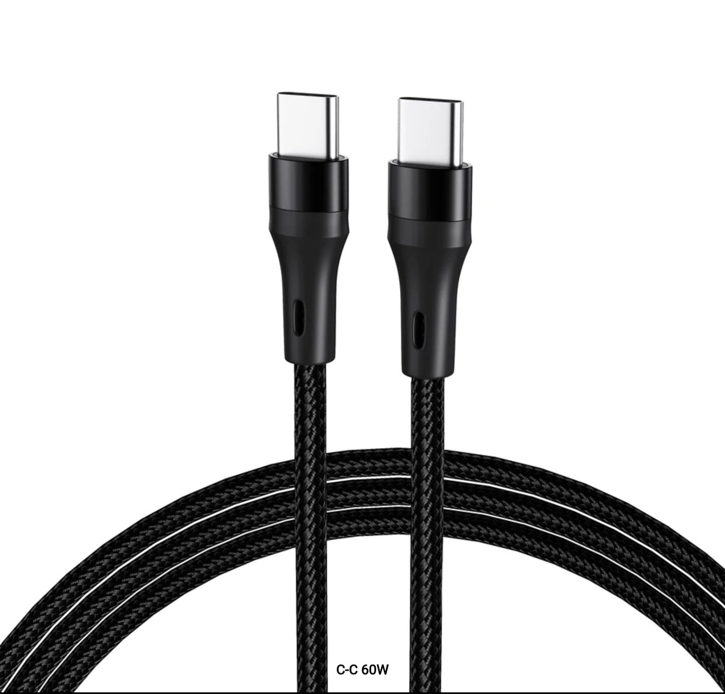 Braided USB-C TO USB-C Charge Cord For iPhone, iPad, Samsung, Motorola - Ultra Durable & Supports Data Transfer Apple Carplay - 3 Foot Length